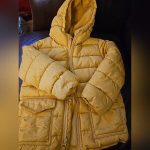 Cozy Yellow Puffer Jacket